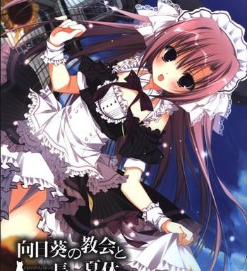 himawari no kyoukai to nagai natsuyasumi official artbook cover